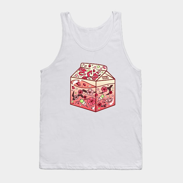 Sakura Carton Tank Top by heysoleilart